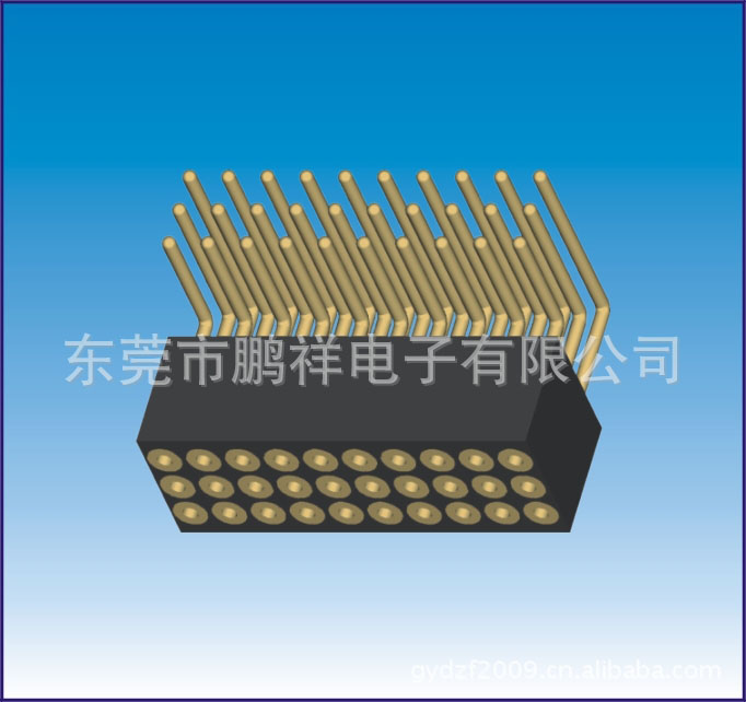 1.27mm圆孔双排母座系列