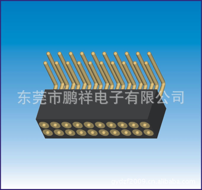 1.27mm圆孔双排母座系列