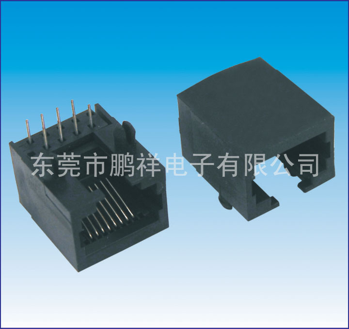 RJ45 series, 8P8C 90 degree pl