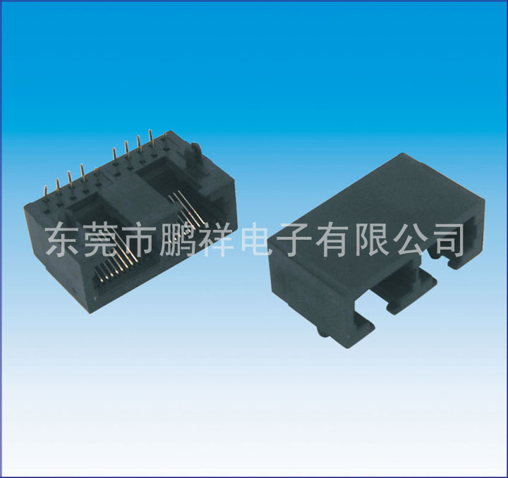 RJ45系列，1X2 双口RJ45