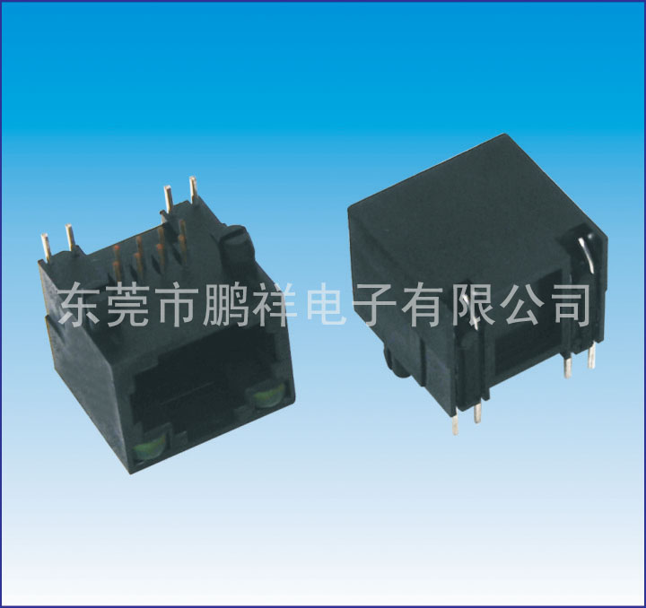 RJ45系列，全塑带灯 8P8C